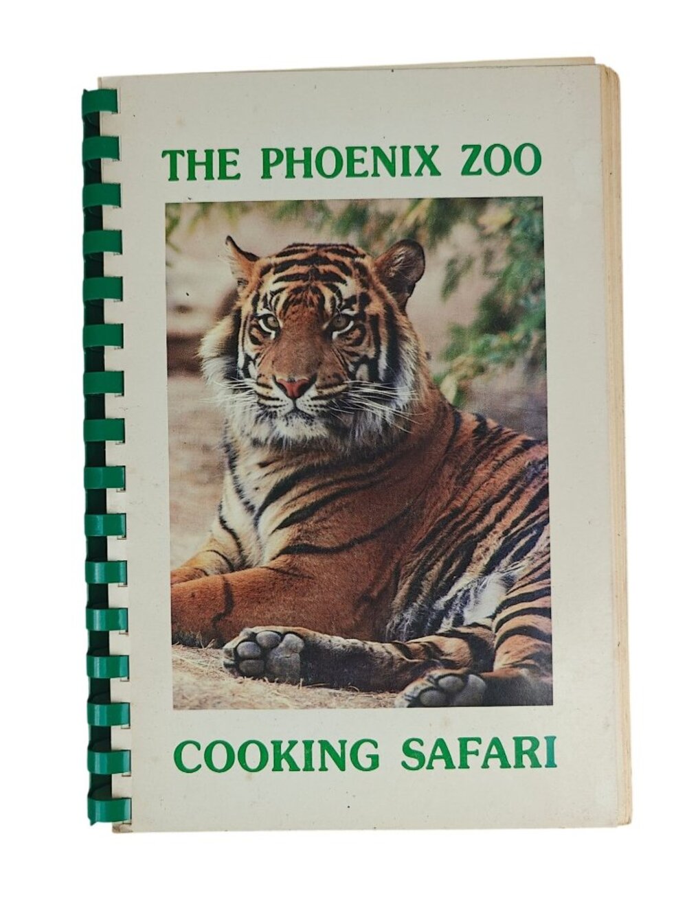 Vintage The Phoenix Zoo Cooking Safari Cookbook 1989 Spiral Bound Recipes